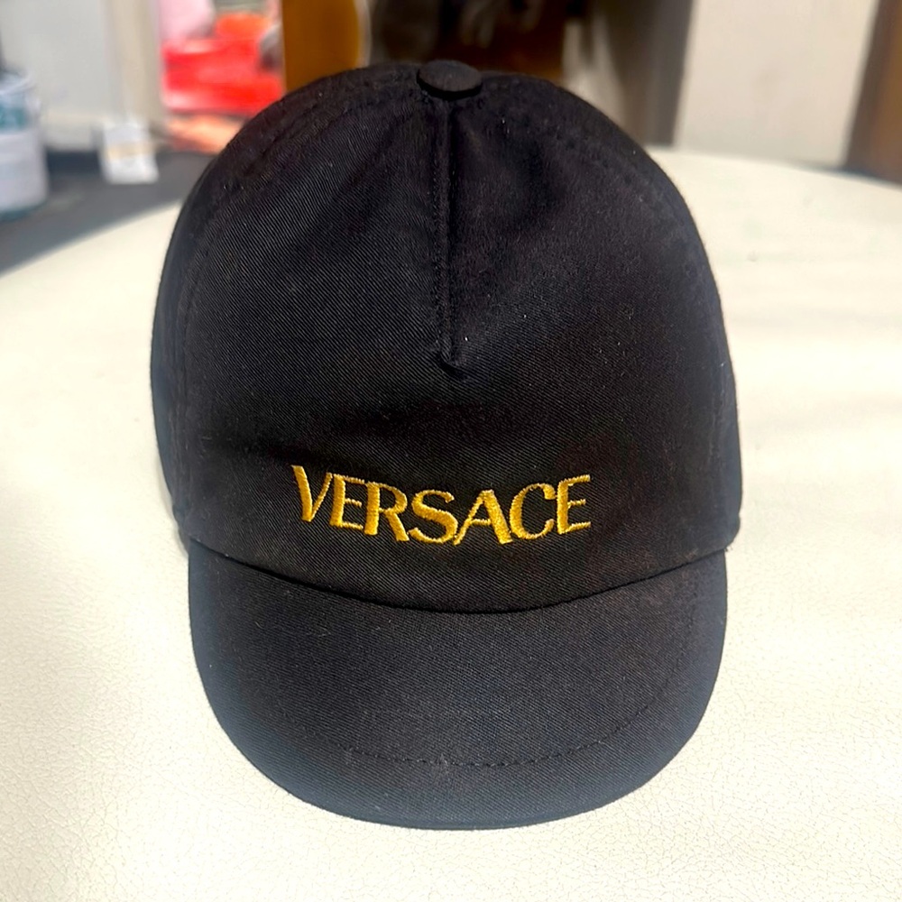 Versace Black and Gold toddlers Cap xs